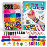 Doodle Hog bracelet-making cords, beads and charms