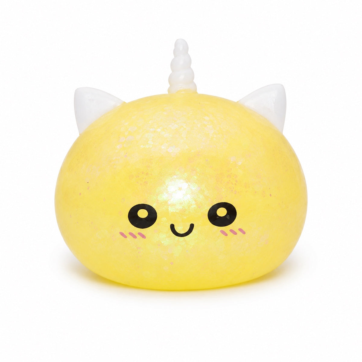 Yellow glitter unicorn Dumpling Squishy