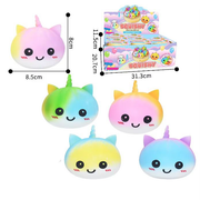 Dumpling Squishy unicorn random colors and size guide