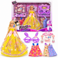 FashionS Girl Yellow Gown Doll Gift Set