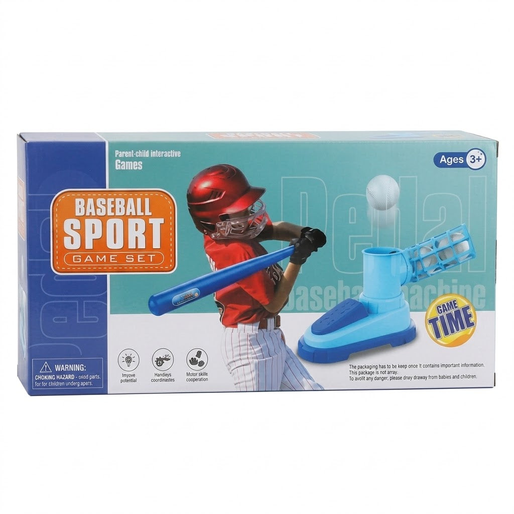 Kids’ Baseball Sport Game Set with Ball Launcher