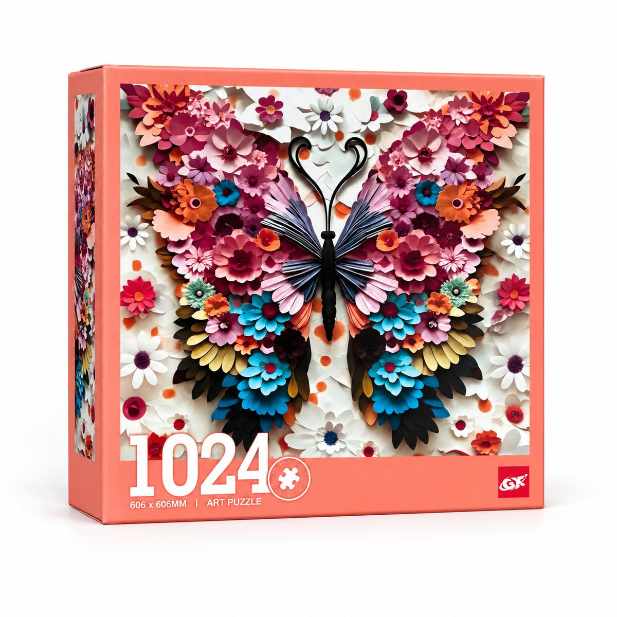 Floral Butterfly Jigsaw Puzzle – 1024 Pieces box design