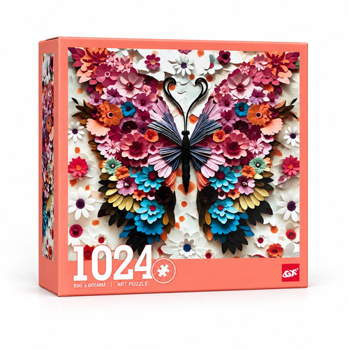 Floral Butterfly Jigsaw Puzzle – 1024 Pieces