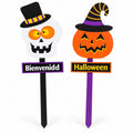 Halloween Decorative Stake Sign – Skull or Pumpkin
