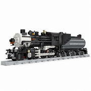 JIE STAR CN5700 steam train building set view 2
