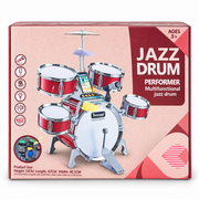 Jazz Drum Performer packaging with dimensions and age guidance