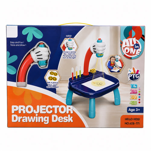 Kids Projector Drawing Desk with 32 Picture Designs