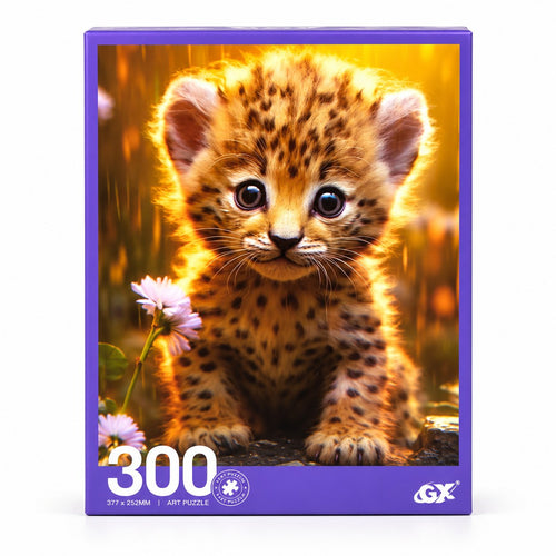 Leopard Cub Jigsaw Puzzle – 300 Pieces