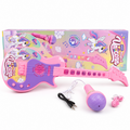 Magical Rock Toy Guitar and Microphone Set – Pink