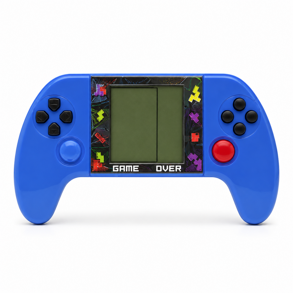 Blue mini handheld electronic game console
