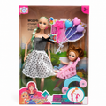 Mother & Daughter Doll Stroller Playset