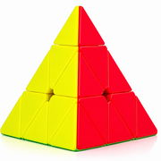 Solved MoYu Jinzita pyramid puzzle