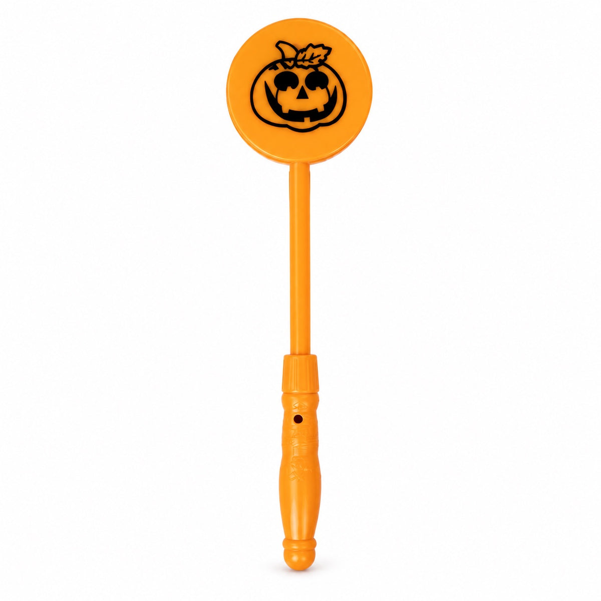 Orange jack-o'-lantern wand