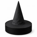 Classic Black Witch Hat – Halloween Costume Accessory