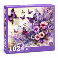 Purple Butterflies and Flowers Jigsaw Puzzle – 1024 Pieces