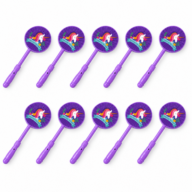 Purple Unicorn Toy Wands – Party Pack of 10