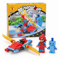 Miraculous Red & Blue Hero Vehicle Building Set – 53 Pieces
