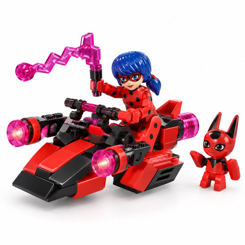 Miraculous Ladybug Hero Vehicle Building Set – 62 Pieces — alternate view