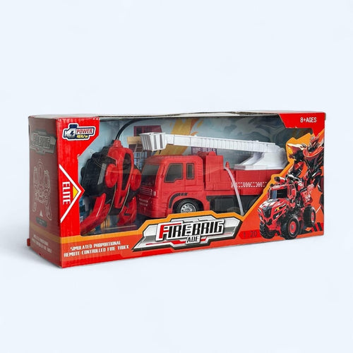 1:20 Remote-Controlled Fire Truck with Extendable Ladder