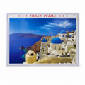 Santorini Jigsaw Puzzle – Blue Domes & Aegean Sea