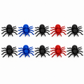 Glitter Spider Halloween Decorations – Party Pack of 10