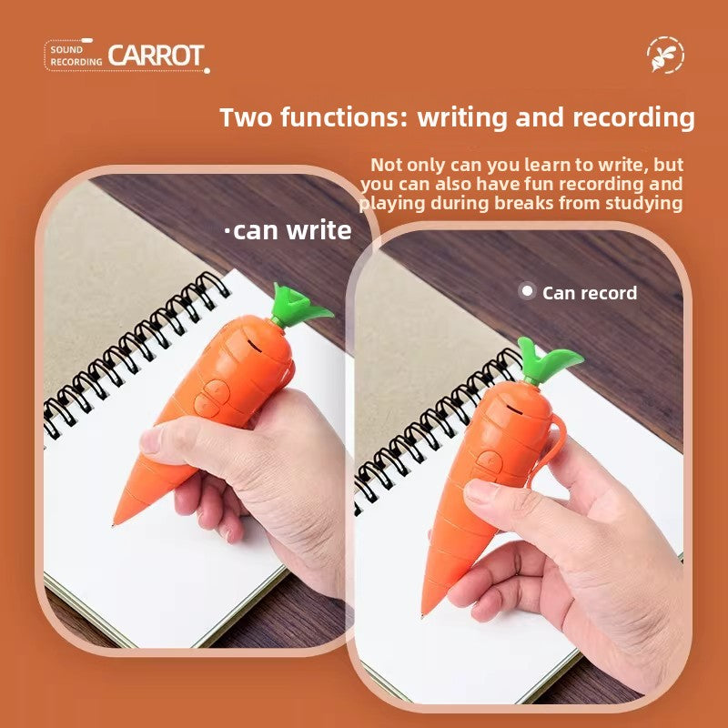 Talking Carrot Pen functions