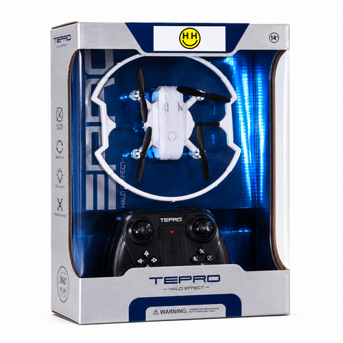 Tepro Halo Effect LED Drone with Full Propeller Guard (NO Camera)
