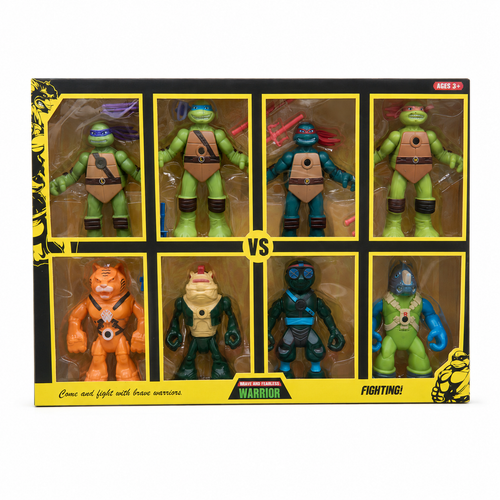Brave Warrior Deluxe Action Figure Set – 8 Figures