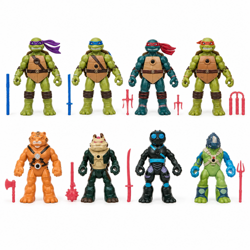 Brave Warrior Deluxe Action Figure Set – 8 Figures — alternate view