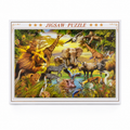 Wild Safari Animals Jigsaw Puzzle – Jungle Scene