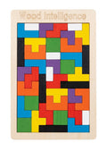 Wooden Intelligence Puzzle – Tetris Blocks