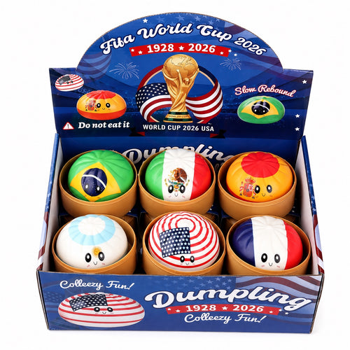 Dumpling Squishy – World Cup 2026 Flag