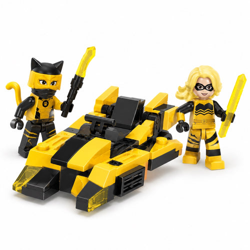 Miraculous Yellow Hero Vehicle Building Set – 60+ Pieces — alternate view